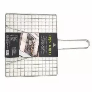 캠핑 화로 그릴 접이식 바베큐 생선 다목적 숯불구이 석쇠