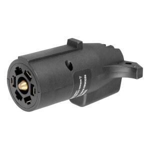 CURT 57004 LED 호환 7방향 RV 블레이드 차량 측면에서 4방향 플랫 트레일러 측면 배선 어댑터