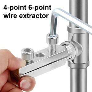 배관 파이프 탭세트 다기능 육각 나사 추출기 세트, 부러진 제거기, 볼트 파이프 전문 도구