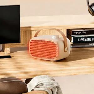 휴대용 무선히터 충전식 탁상용 미니 온풍기 소형 난방기