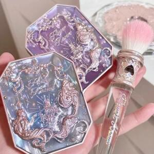 플라워 노우즈 문라이트 머메이드 그라데이션 블러쉬 팔레트 오래 지속되는 매트 내추럴 브라이트닝 멀티