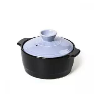 내열 찜기 세라믹 소 뚝배기 퍼플 색상