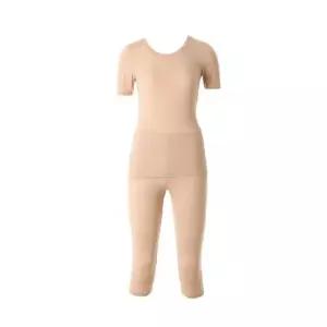 [갤러리아] [여]초밀착 극세사 모달100수 반팔런닝+7부내복 세트[VLG5061AM_BK]