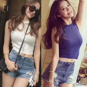 [라일리여성의류] Rly (도매신) 탱크탑 민소매티셔츠 슬리브 심플탱크탑