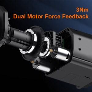 PXN V99 듀얼 포스 피드백 분리형 홀 스티어링 레이스 270/900 시프터 고정밀 모터 세트 게임 휠 페달 마그네틱