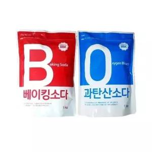 과탄산소다 베이킹소다 1kg 대용량 세제 표백제 드럼세탁기 겸용