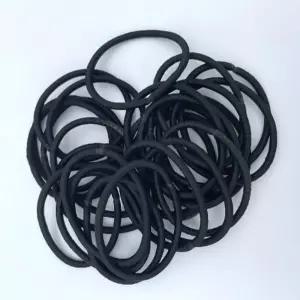 검정머리끈 3MM 고무줄머리끈 헤어고무줄