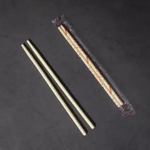 일회용젓가락 나무젓가락 레드 OPP 160mm 둥근 3000개