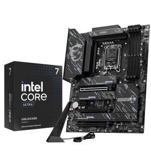 마이크로 센터 CPU 마더바드 콤보 - 인텔 코어 울트라 7 265KF 게이밍 데스크톱 프로세서와 MSI Z890 플러스 WiFi 마더보드