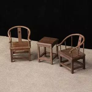 카페 VRT984S3 장식소품 원목 미니어처 가구-엔틱