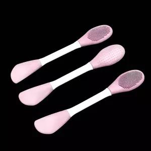 듀얼 실리콘 팩브러쉬 모공 클렌징 이중 브러쉬 클렌저 페이스 케어 마스크 세안 도구