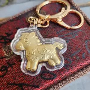 말 모양 부적 열쇠고리 성공 재물운 행운 선물 2026년 개업 기념 승진 사업운 풍수템