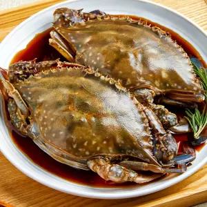 오늘은 간장게장 1.3kg 국내산 연평도 암꽃게 2마리 식사 중식 분식 즉석요리 회식 일식