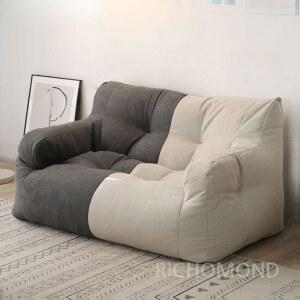 2인용 빈백 소파 좌식 이인소파 접이식 1인용빈백 1인 인테리어 용품 편한 커버 대형