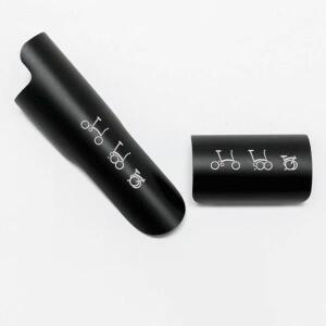 Brompton 자전거 후면 삼각형 프레임 보호 스티커 체인 내마모성 알루미늄 합금 스테인레스 스틸