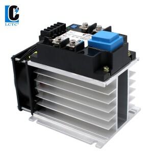 LCTC 전압 조정기 릴레이 방열판 단상 AC 제어 220V 100A 향상된 절연 모듈 DTY