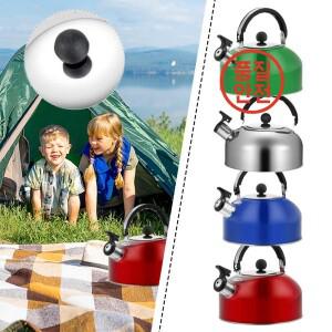 스테인리스 스틸 휘슬링 주전자 3L 야외 휴대용 캠핑 하이킹 피크닉 스토브 전기 쿠커 빠른 가열용