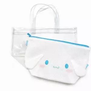 캐릭터파우치 캐릭터 메쉬백(시나모롤) 메쉬비치백 파우치백