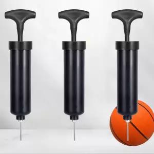 미니 에어 펌프 휴대용 공기 주입기 볼 튜브 자전거 캠핑 스포츠 배구공 바늘 포함