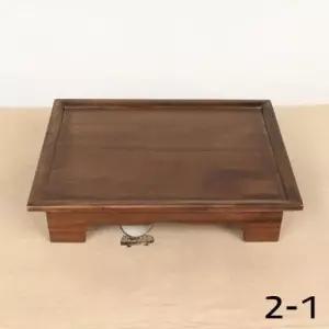 엔틱원목 직사각 찻상 다도상 티테이블(2-1N) W02BE97