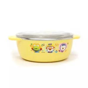 뽀로로 논슬립 투명 뚜껑스텐대접 W35878D