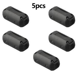 2/5pcs TDK 5mm 페라이트 코어 소음 억제 필터 링 케이블 클립 온 와이어 RFI EMI 루프 클램프 New