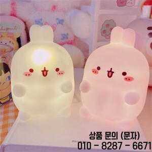 토끼 모양 무드등 침실용 LED 소형 테이블 램프 무선 플러그인 바닥 스탠드 창의적인 분위기 조명 장식