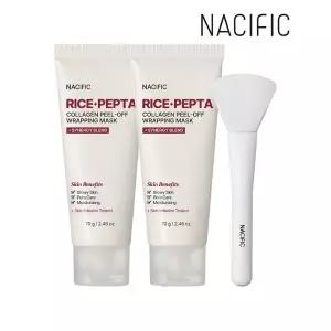 [네시픽] 라이스 펩타 콜라겐 필 오프 랩핑 마스크 70g x2개
