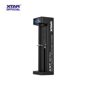 XTAR ANT MC1 Plus 충전기 디스플레이 26650 21700 배터리 충전기3.6/3.7V 리튬 이온