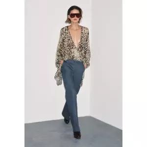 [ZARA] 자라 미니멀 팬츠 바지 ZW 컬렉션 - 블루 3073150