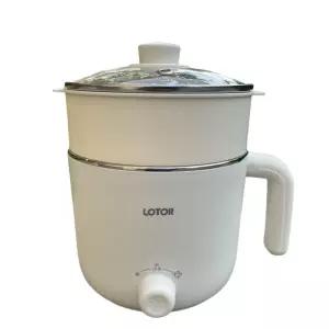 핑크 전기 라면포트 1.5l 멀티 라면 찜기 포트 멀티쿠커 전기 여행용 휴대용