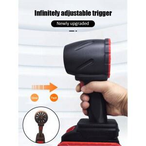 핸드헬드 덕트 선풍기 브러시리스 XL 용 스러스트 세차건 1100W 64mm 1600g