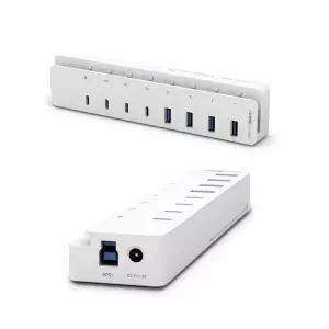 [오너클랜]USB 7포트 8포트 허브 파워1포트 아이피타임 USB3.0