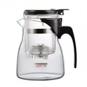 [골드스마일]유리티포트 원터치티워머 주전자 600ml 글라스티포트