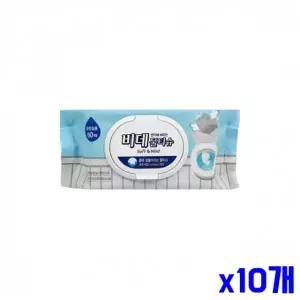 [에이치플러스몰]WL 물에 잘 풀리는 비데 물티슈 60매 x10개 화장실물티슈