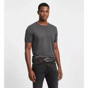 클리어런스 OVAR D로고 레더 벨트 X08727 PR666 H1938