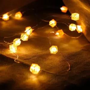 LED TTX572T1 옐로우 사각 USB 줄조명 캠핑 트리 와이어 전구