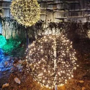 은하수 CYM055J6 300구 검정선 led 웜 색지 니 전구 트리