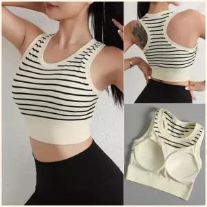 브라캡나시 요가 노와이어 브라탑 크롭 브라렛 캐미솔