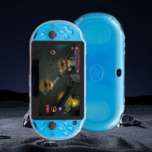 소니호환 플레이 스테이션 Psvita PSV 2000/PS Vita 슬림 크리스탈 프로텍터 범퍼 용 투명 TPU 소프트 케이