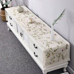 거실장 덮개 협탁보 가리개 패브릭 꽃무늬 가구 인테리어