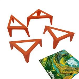 아크릴 붓칠 스탠드 1개 캔버스 디스플레이 홀더 젖은 화가 받침대 아트 건조대 미술 용품