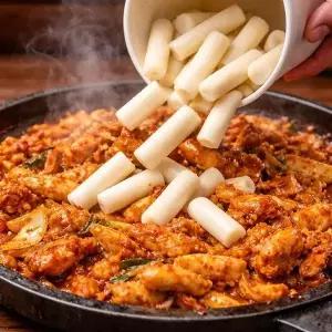 참닭 춘천닭갈비700g4팩+밀떡볶이2kg