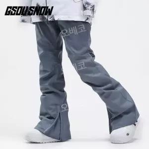 스키복바지 스노우보드팬츠 멜빵 여성 남성 하의 공용 아웃도어 방수