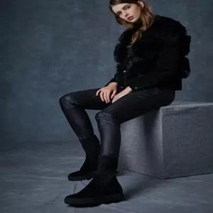 [라그라치아]타마리스 울라이닝 미들 니트부츠(4color) TM202