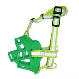 ( )강아지 실리콘 내구성 입마개 그린 2호 1P 훈련 입질방지