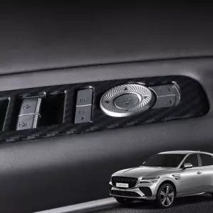 제네시스 GV80 쿠페 튜닝 윈도우 스위치 카본 몰딩