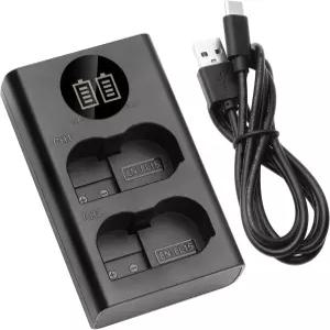 니콘 EN-EL15 EN-EL15a EN-EL15b 배터리용 MH-25A 배터리 USB 이중 슬롯 충전기 D600 D780 D850 D750 D610