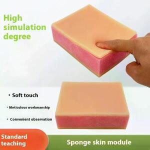 수술 시뮬레이션 주사 실습용 훈련 패드 외과 봉합 천자 실리콘 피부 모델