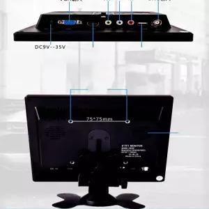 9인치 자동차 화면 모니터 화질 lcd 스크린 사각지대 차량 무선 후방카메라